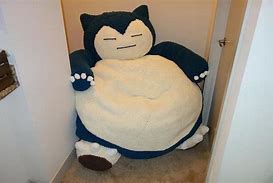 Puff Snorlax durmiente 100cm gran tamaño